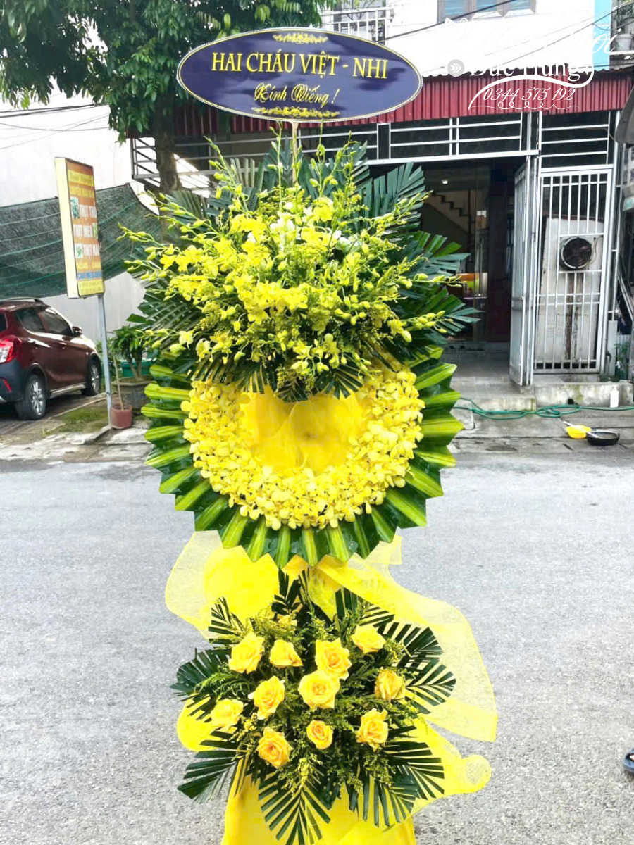 Kệ Hoa Chia Buồn Đẹp HCB040